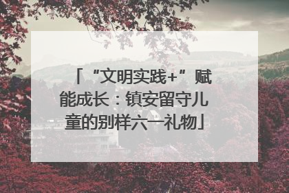 “文明实践+”赋能成长：镇安留守儿童的别样六一礼物
