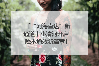 “河海直达”新通道丨小清河开启降本增效新篇章