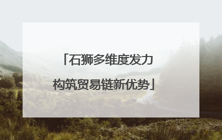 石狮多维度发力 构筑贸易链新优势