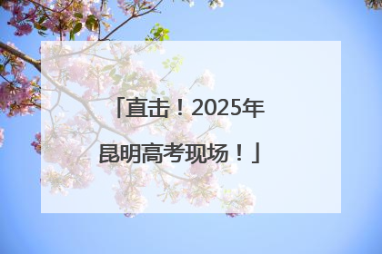 直击！2025年昆明高考现场！