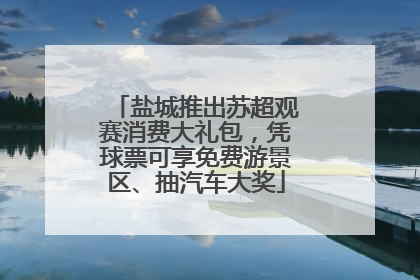盐城推出苏超观赛消费大礼包，凭球票可享免费游景区、抽汽车大奖
