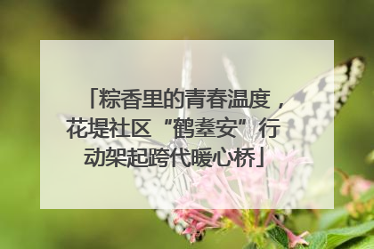 粽香里的青春温度，花堤社区“鹤耋安”行动架起跨代暖心桥