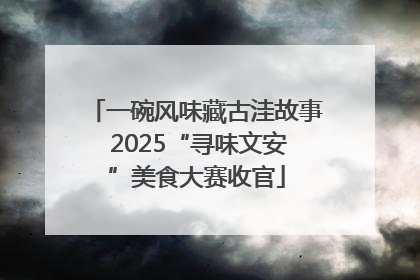 一碗风味藏古洼故事 2025“寻味文安”美食大赛收官