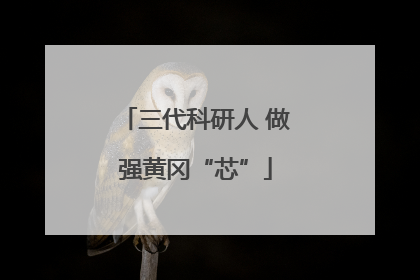 三代科研人 做强黄冈“芯”