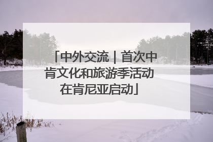 中外交流｜首次中肯文化和旅游季活动在肯尼亚启动