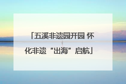 五溪非遗园开园 怀化非遗“出海”启航
