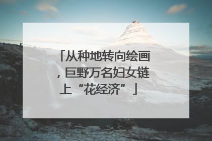 从种地转向绘画，巨野万名妇女链上“花经济”