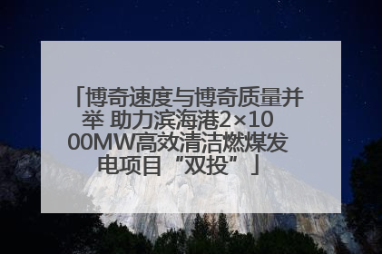 博奇速度与博奇质量并举 助力滨海港2×1000MW高效清洁燃煤发电项目“双投”