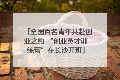 全国百名青年共赴创业之约 “创业英才训练营”在长沙开班