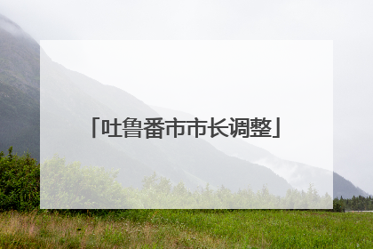 吐鲁番市市长调整