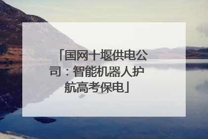国网十堰供电公司：智能机器人护航高考保电