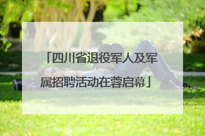 四川省退役军人及军属招聘活动在蓉启幕