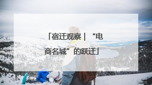 宿迁观察｜“电商名城”的跃迁