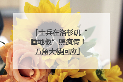士兵在洛杉矶“睡地板”照疯传！五角大楼回应