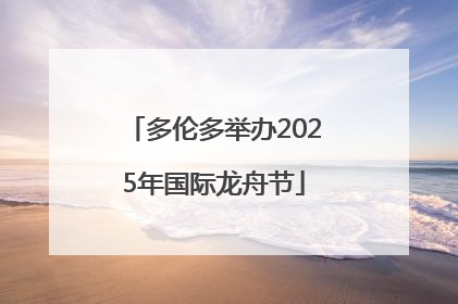 多伦多举办2025年国际龙舟节