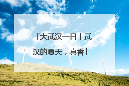 大武汉一日丨武汉的夏天，真香
