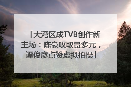 大湾区成TVB创作新主场：陈豪叹取景多元，谭俊彦点赞虚拟拍摄