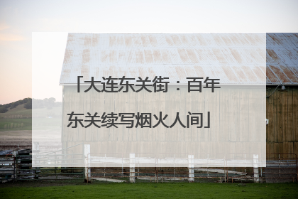 大连东关街：百年东关续写烟火人间