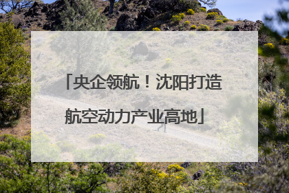 央企领航！沈阳打造航空动力产业高地