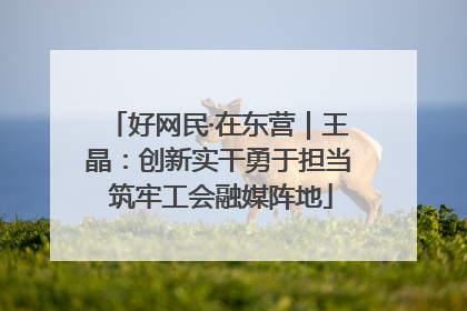 好网民·在东营｜王晶：创新实干勇于担当 筑牢工会融媒阵地