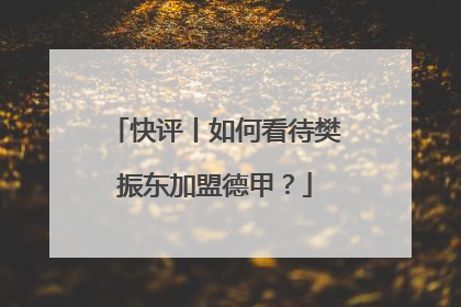 快评丨如何看待樊振东加盟德甲？