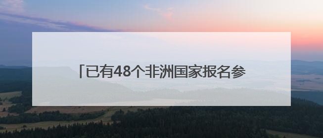 已有48个非洲国家报名参会第四届中非经贸博览会