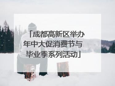 成都高新区举办年中大促消费节与毕业季系列活动