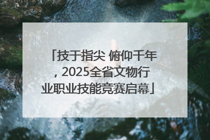 技于指尖 俯仰千年，2025全省文物行业职业技能竞赛启幕