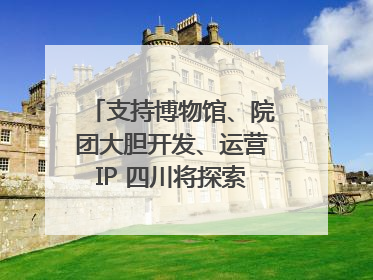 支持博物馆、院团大胆开发、运营IP 四川将探索建立新的收入分配激励机制｜新闻发布最前线
