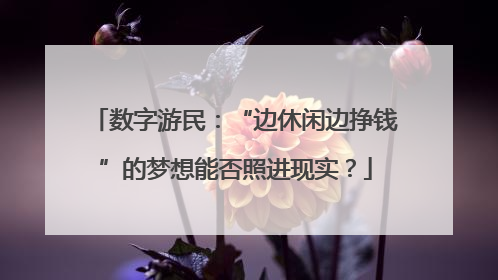 数字游民：“边休闲边挣钱”的梦想能否照进现实？