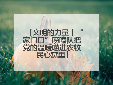 文明的力量丨“家门口”唠嗑队把党的温暖唠进农牧民心窝里