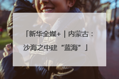 新华全媒+｜内蒙古：沙海之中建“蓝海”