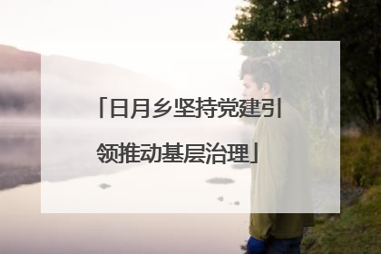 日月乡坚持党建引领推动基层治理