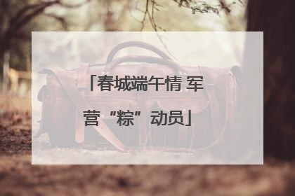 春城端午情 军营“粽”动员