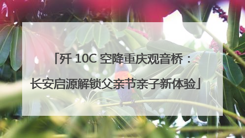 歼 10C 空降重庆观音桥：长安启源解锁父亲节亲子新体验