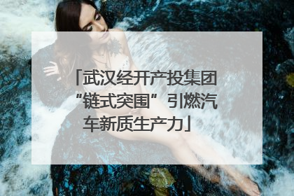 武汉经开产投集团“链式突围”引燃汽车新质生产力