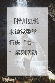 桦川县悦来镇党委举行庆“七一”系列活动