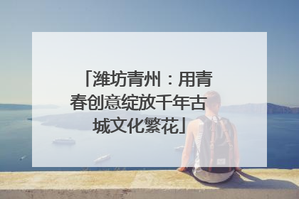 潍坊青州：用青春创意绽放千年古城文化繁花