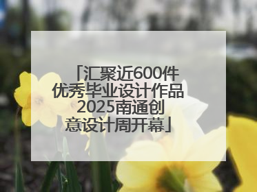汇聚近600件优秀毕业设计作品 2025南通创意设计周开幕