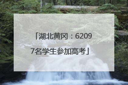 湖北黄冈：62097名学生参加高考