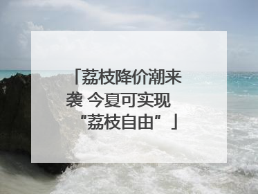 荔枝降价潮来袭 今夏可实现“荔枝自由”