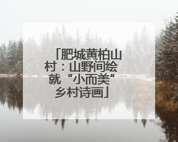 肥城黄柏山村：山野间绘就“小而美”乡村诗画