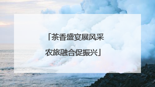 茶香盛宴展风采 农旅融合促振兴