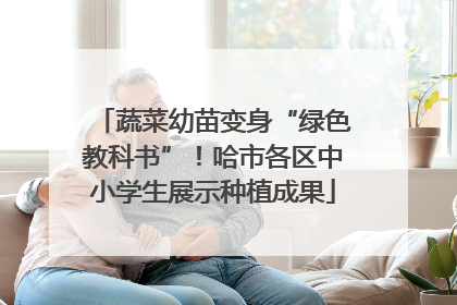 蔬菜幼苗变身“绿色教科书”！哈市各区中小学生展示种植成果