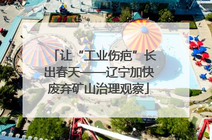 让“工业伤疤”长出春天——辽宁加快废弃矿山治理观察
