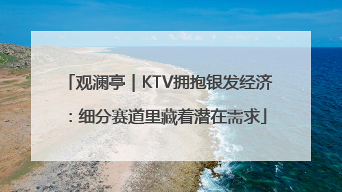 观澜亭｜KTV拥抱银发经济：细分赛道里藏着潜在需求
