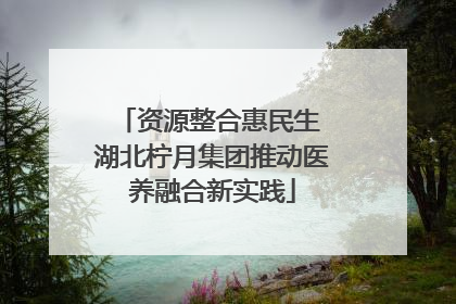 资源整合惠民生 湖北柠月集团推动医养融合新实践