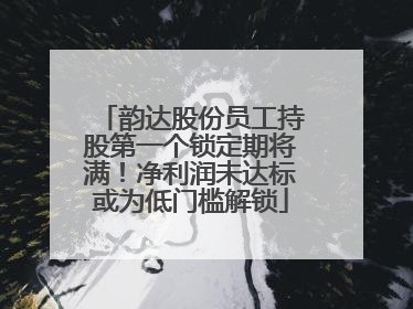 韵达股份员工持股第一个锁定期将满！净利润未达标或为低门槛解锁