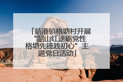 靖港镇格塘村开展“韶山红途砺党性 格塘先锋践初心”主题党日活动