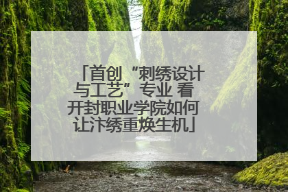 首创“刺绣设计与工艺”专业 看开封职业学院如何让汴绣重焕生机